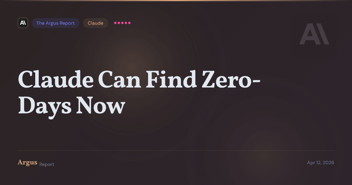 Anthropic Built a Model That Finds Zero-Days. Then Locked It Down.