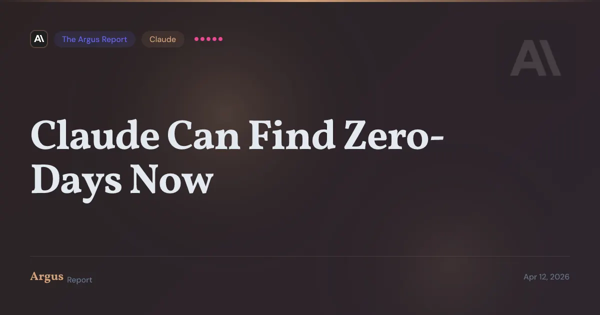 Anthropic Built a Model That Finds Zero-Days. Then Locked It Down.