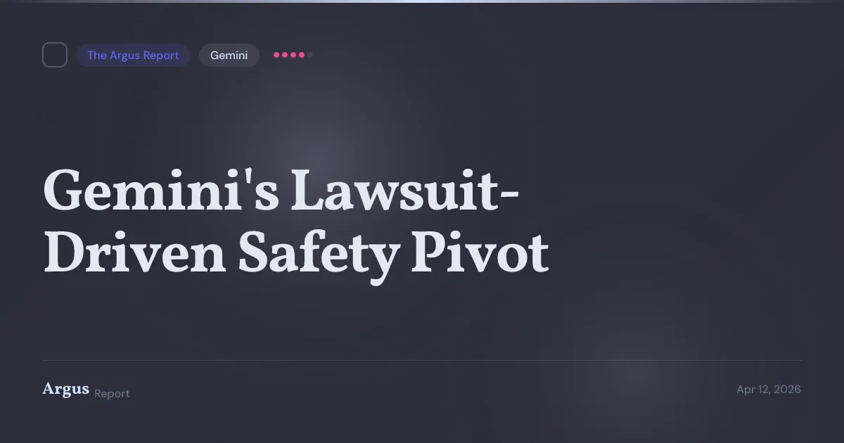 Google Added Mental Health Crisis Tools to Gemini After Lawsuits. Other Labs Are Watching.